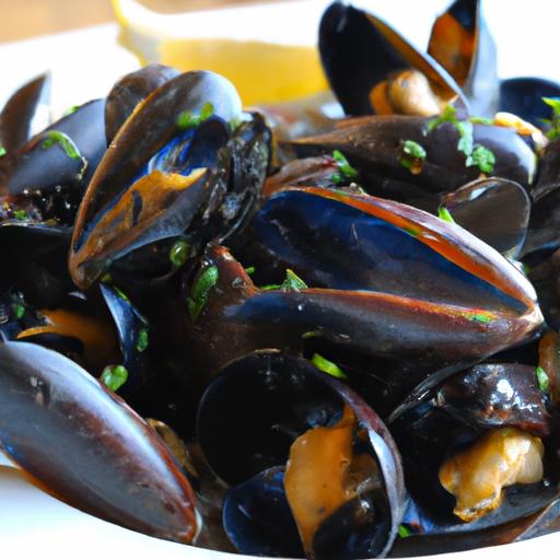 steamed mussels