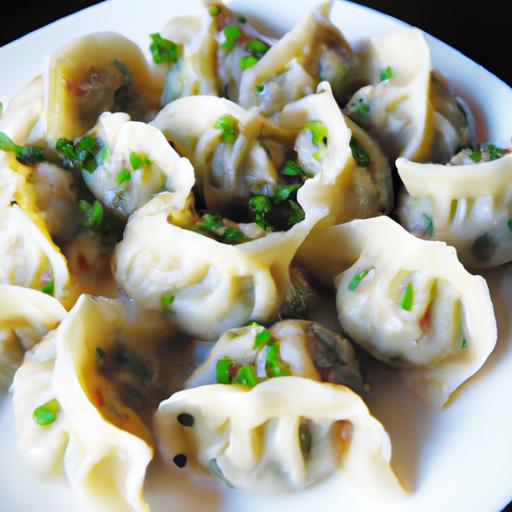 steamed pork dumplings