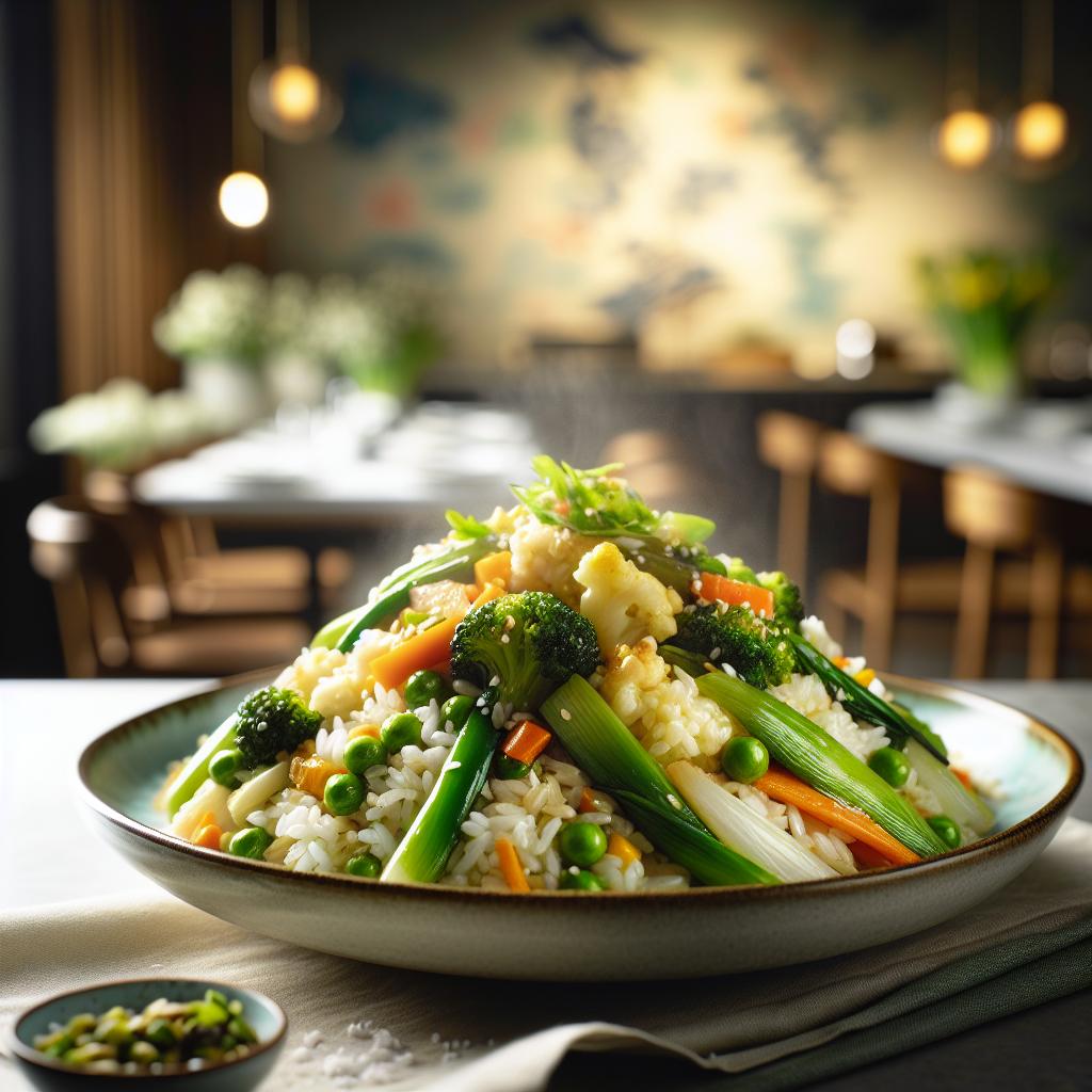 Steamed Shanghai Vegetable Rice