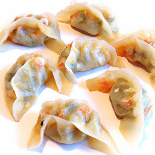 steamed shrimp dumplings