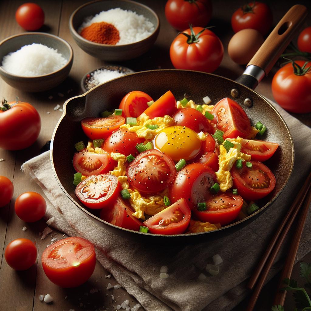 stir fried tomato and egg