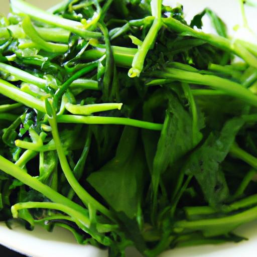 stir fried water spinach