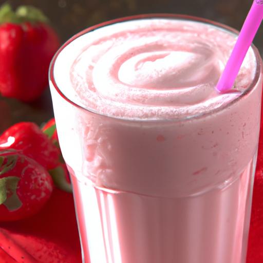 Strawberry Malt Milkshake