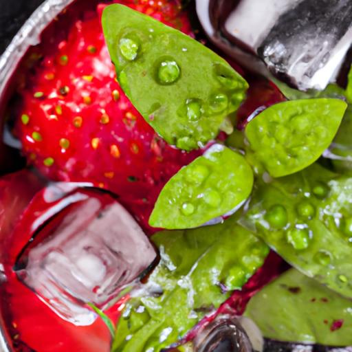 Strawberry Mint Italian Soda