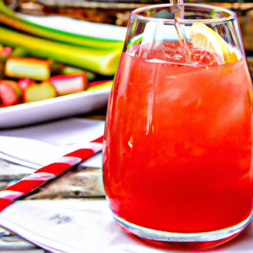 strawberry rhubarb refresher