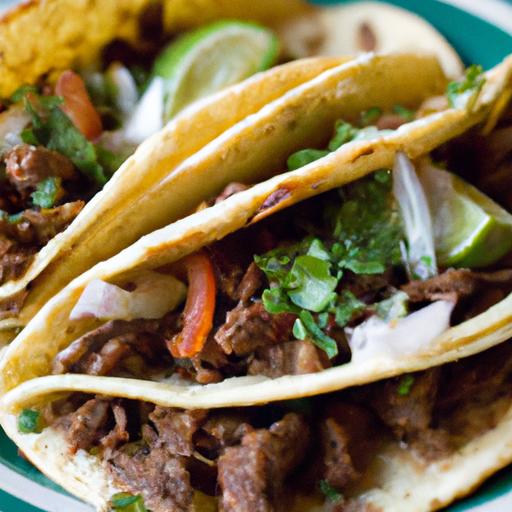 street style beef tacos