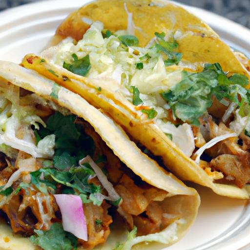 street tacos with kimchi and cheese