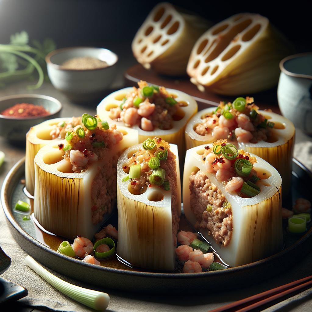 stuffed lotus root