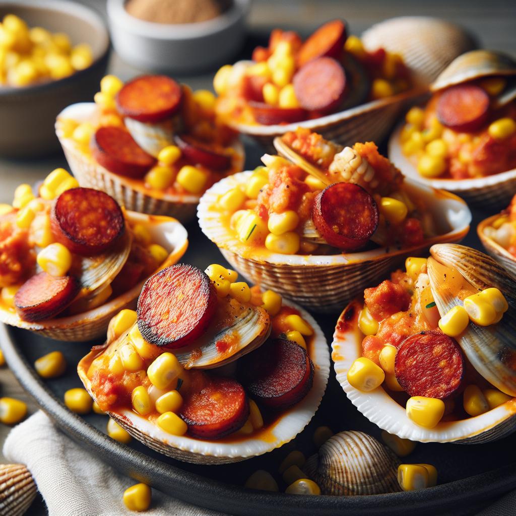 Stuffies with Chorizo and Corn