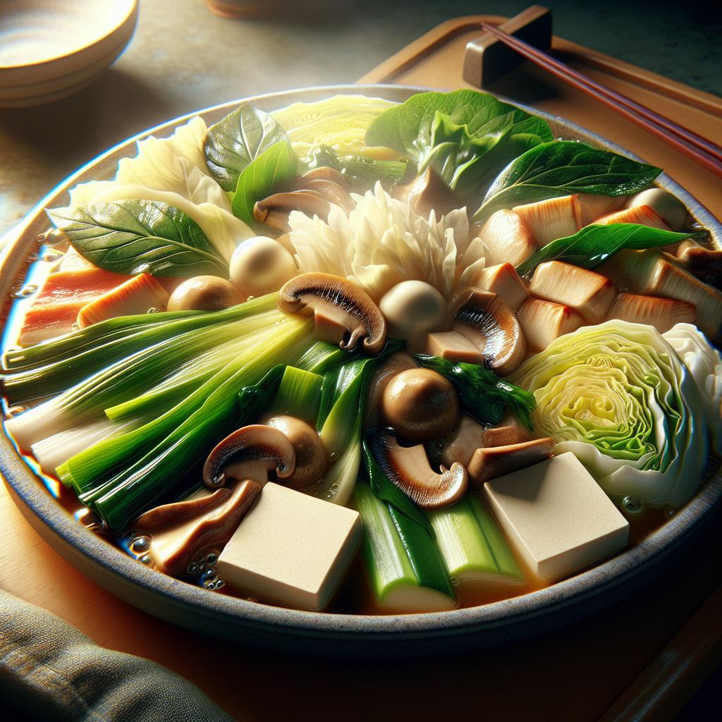 sukiyaki (beef hot pot)