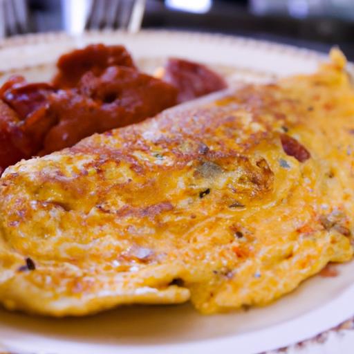 Sundried Tomato and Basil Omelette