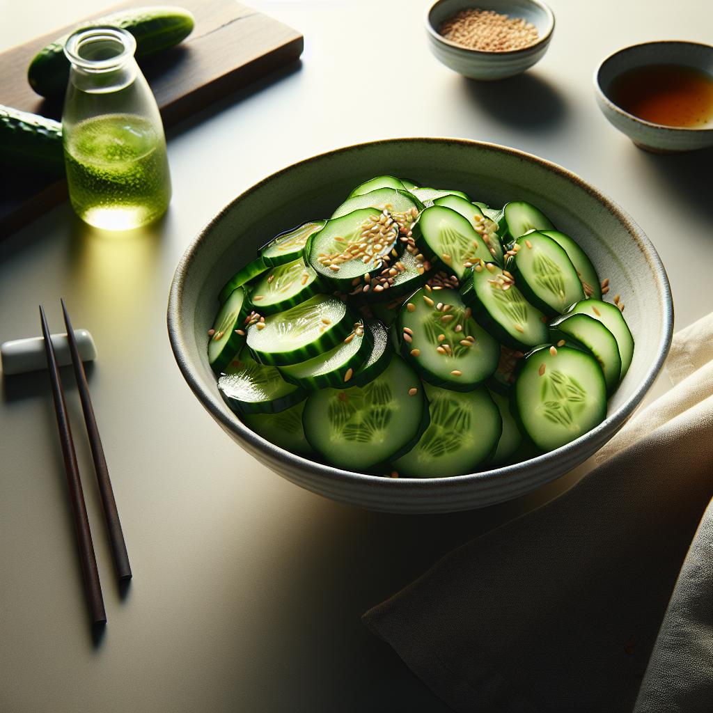 sunomono (cucumber salad)