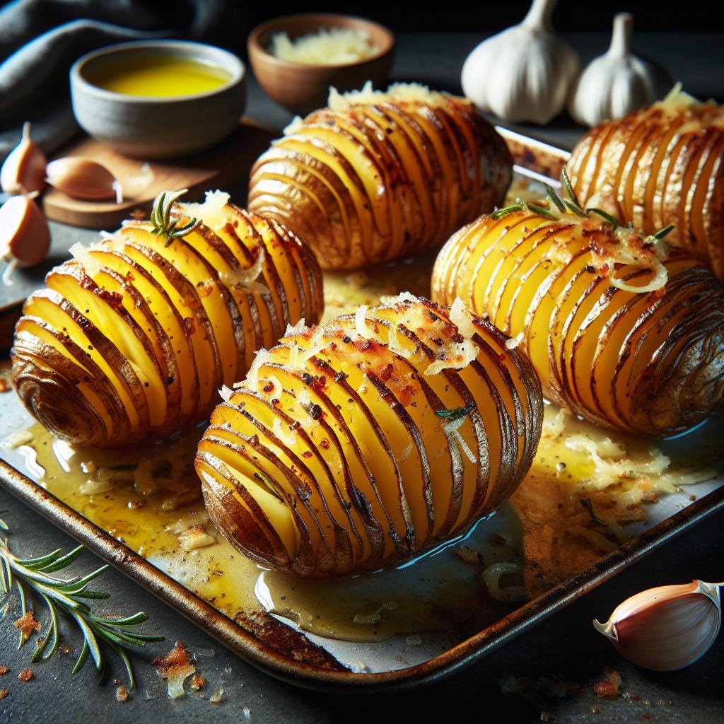 swedish hasselback potatoes