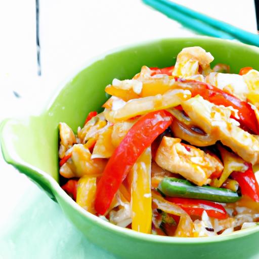 sweet and sour chicken stir fry