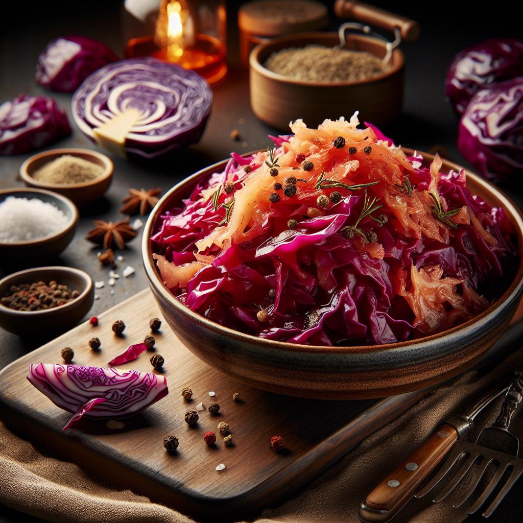 Sweet and Sour Red Cabbage