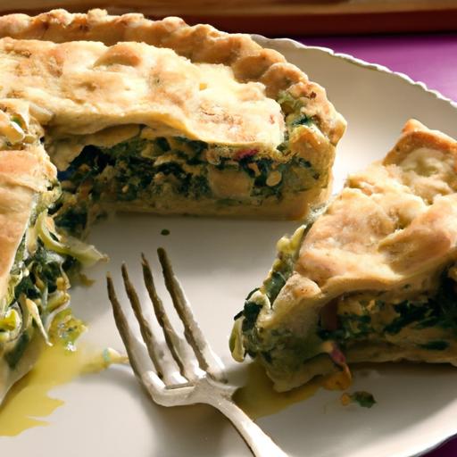 swiss chard and feta pie