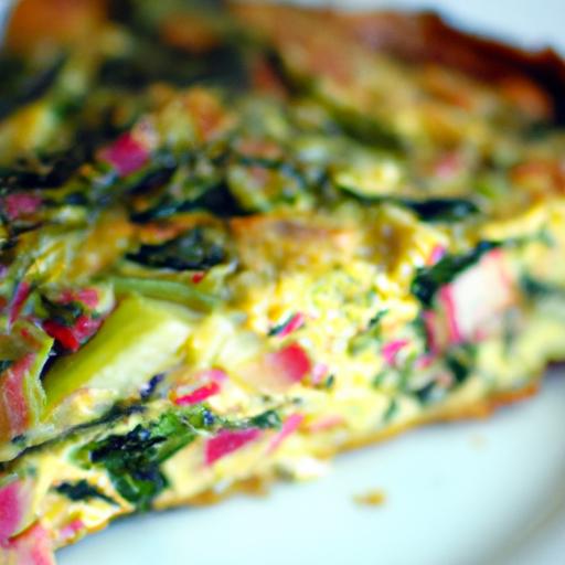 Swiss Chard and Ham Frittata