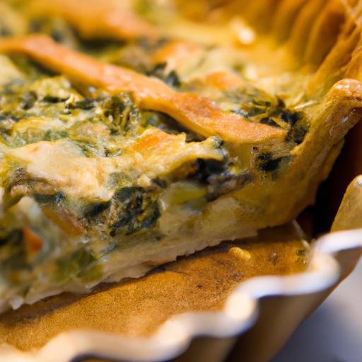 Swiss Chard and Leek Quiche