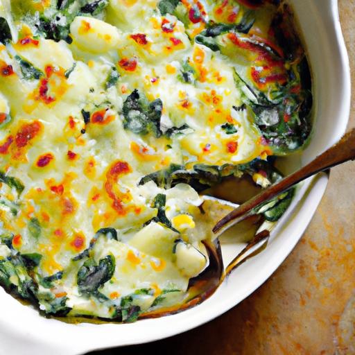 Swiss Chard and Potato Gratin