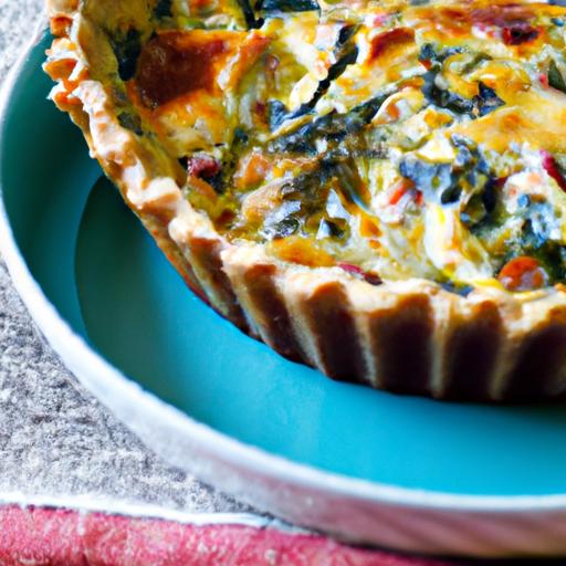 Swiss Chard and Roasted Garlic Quiche