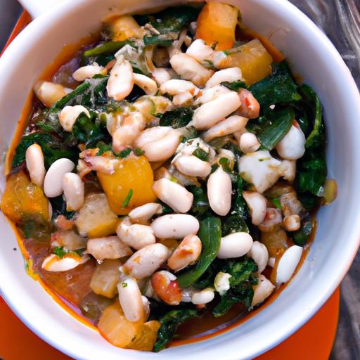 swiss chard and white bean stew