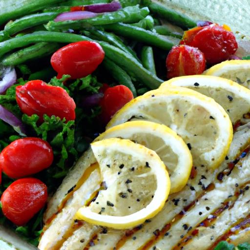 swordfish and green bean salad