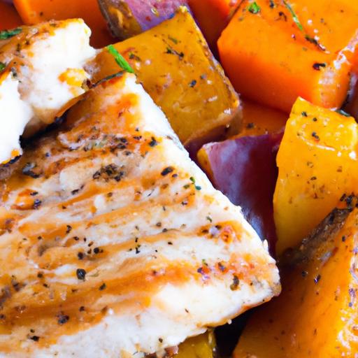 Swordfish and Sweet Potato Hash