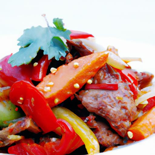 szechuan beef stir fry