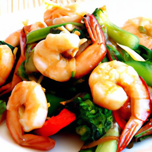 szechuan shrimp stir fry