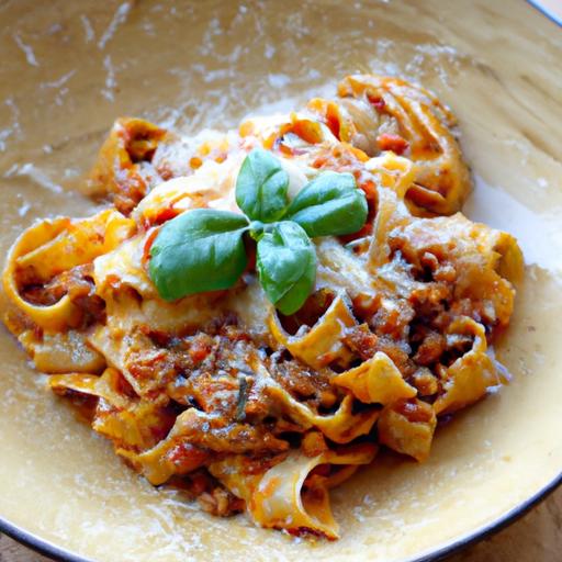 tagliatelle al ragu