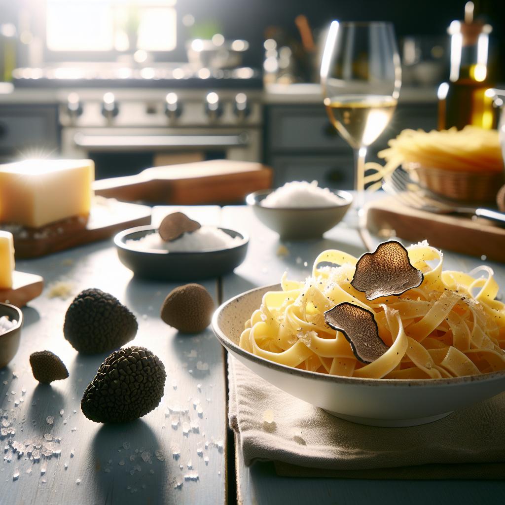 Tagliatelle with Black Truffles