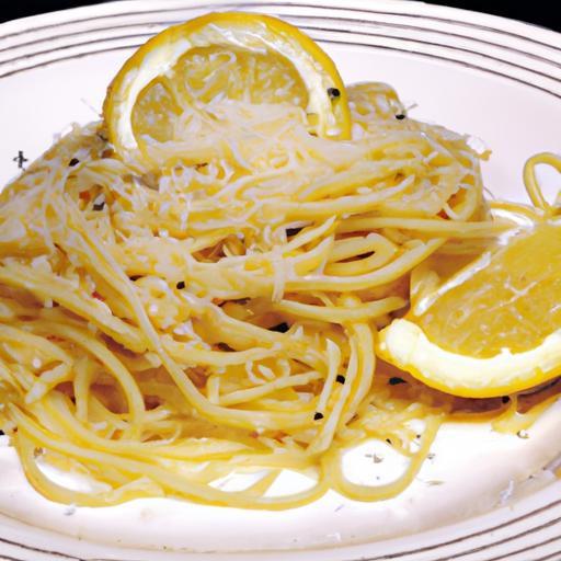 tagliolini al limone