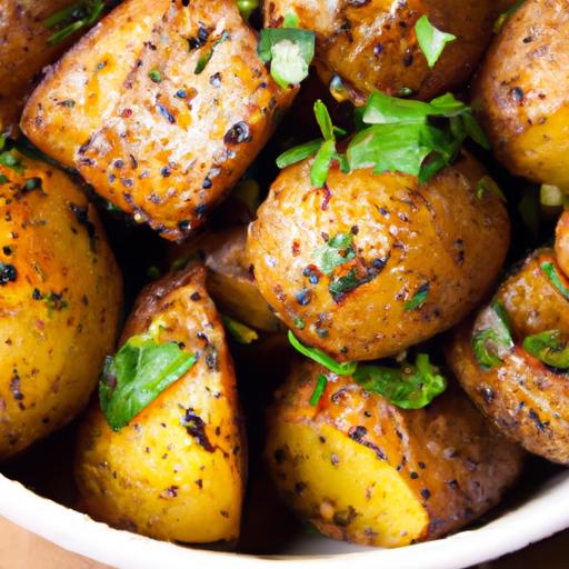 tandoori spiced country potatoes