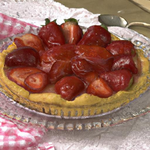 tarte aux fraises