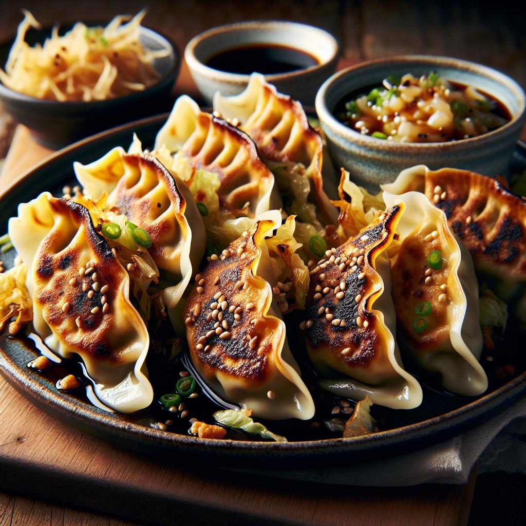 tempeh gyoza