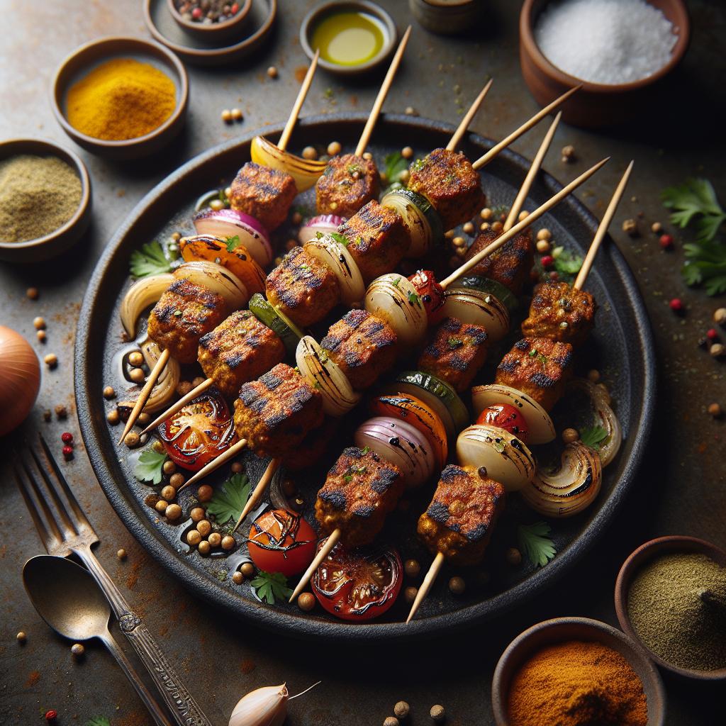 tempeh kofta kebabs