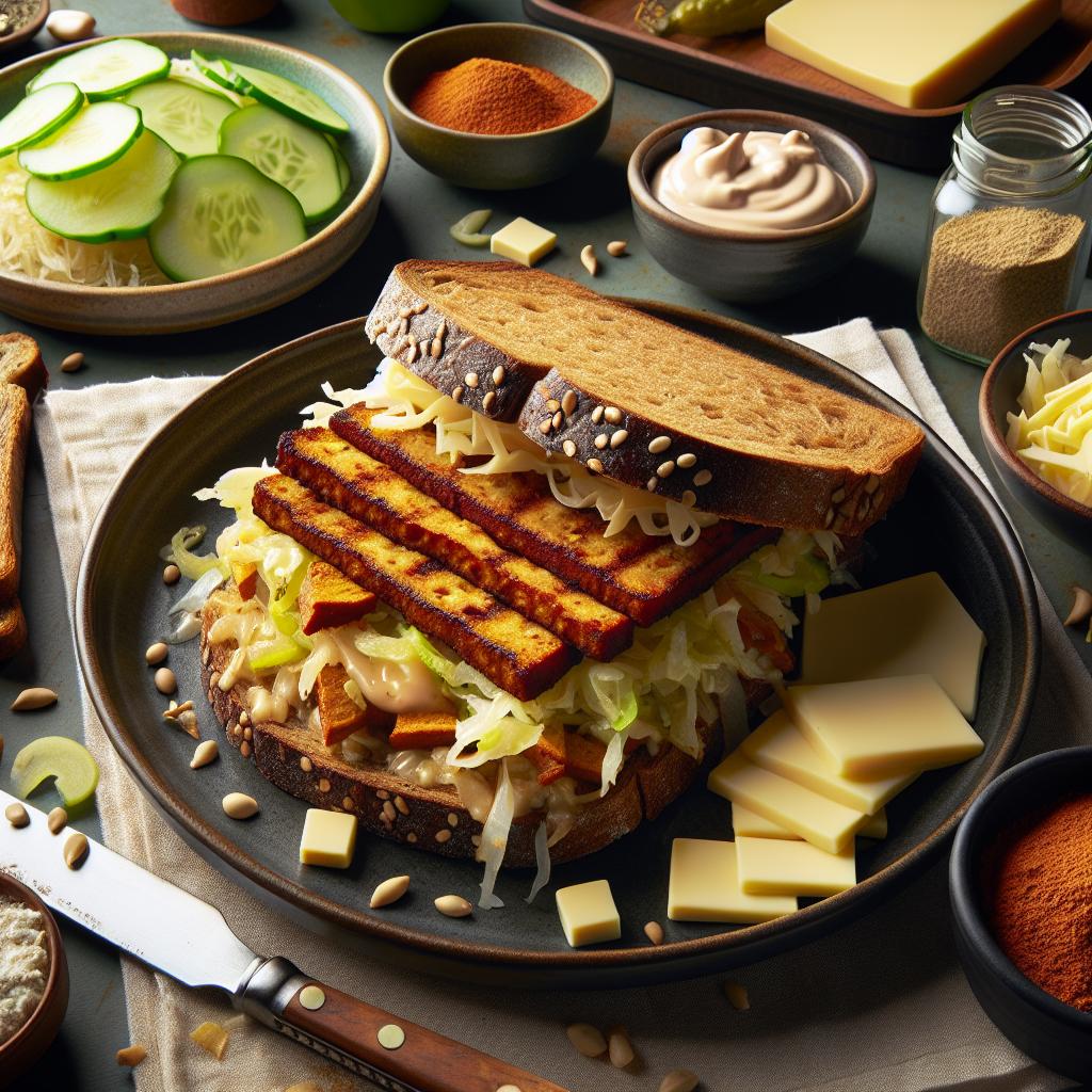 Tempeh Reuben Sandwich