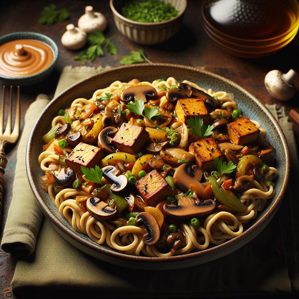 Tempeh Stroganoff