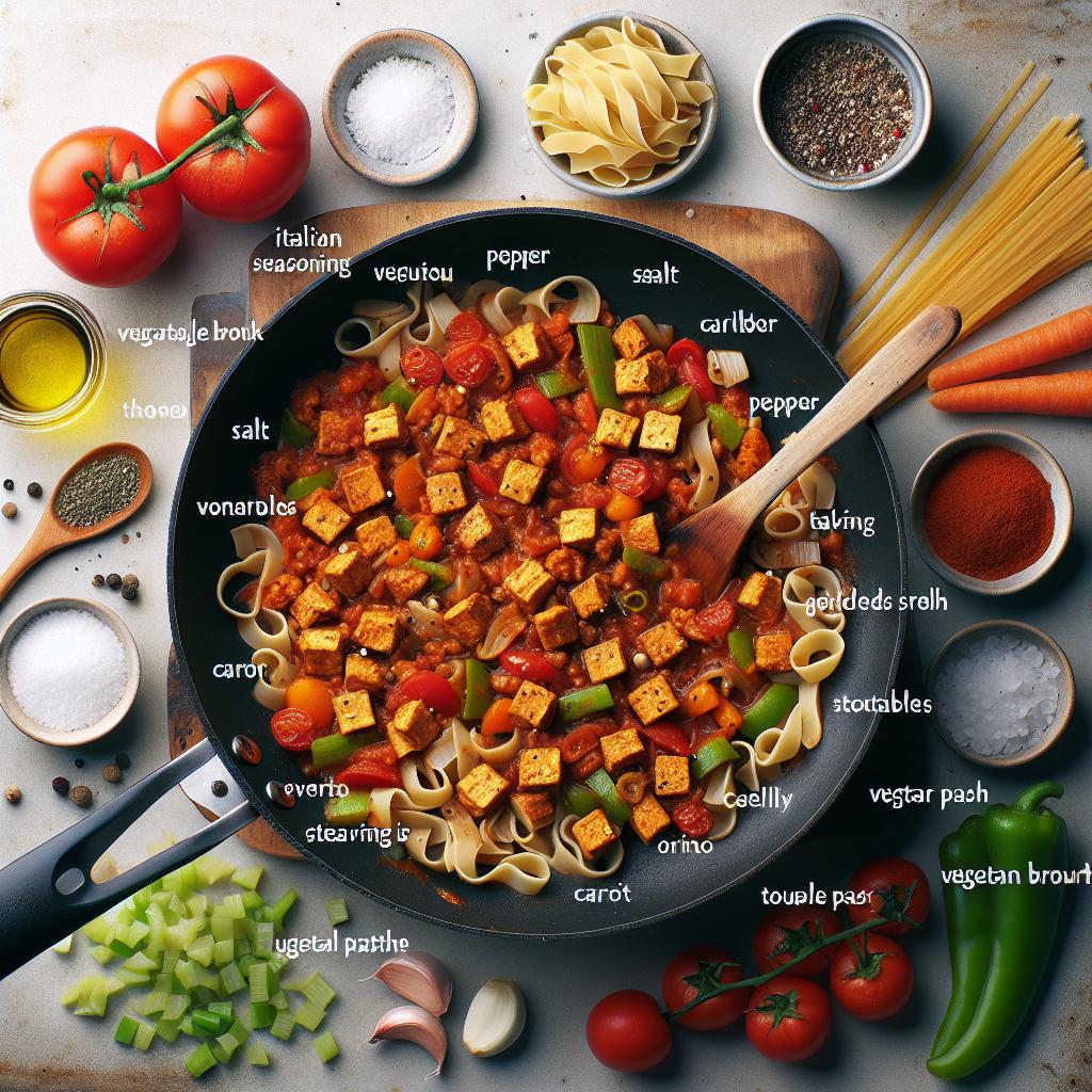 tempeh vegan bolognese