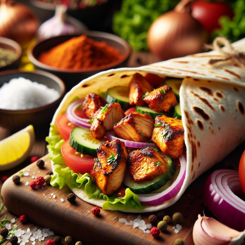 Tenderloin Tandoori Chicken Wraps