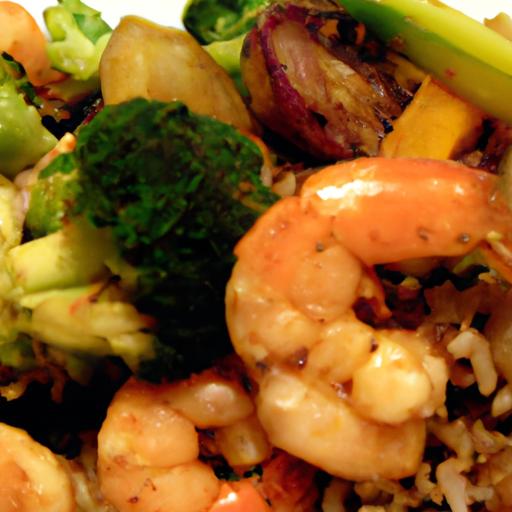 teriyaki shrimp stir fry