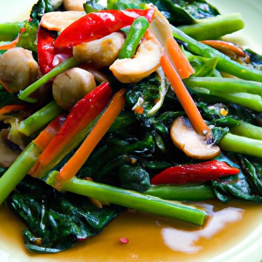 Thai Basil Stir Fry with Vegetables