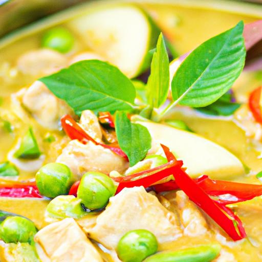 thai green curry chicken