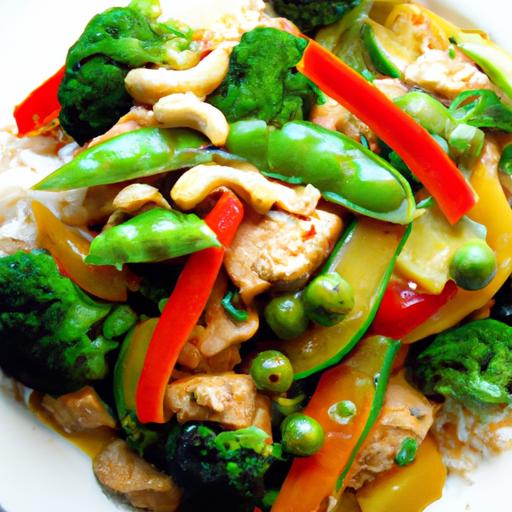 Thai Green Curry Vegetable Stir Fry