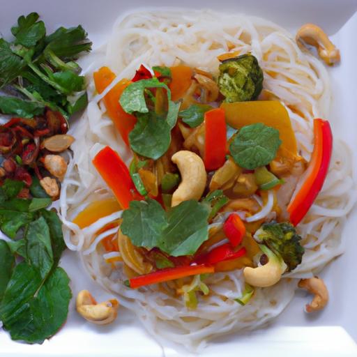 thai peanut curry noodles