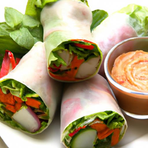 thai red curry vegetable wraps