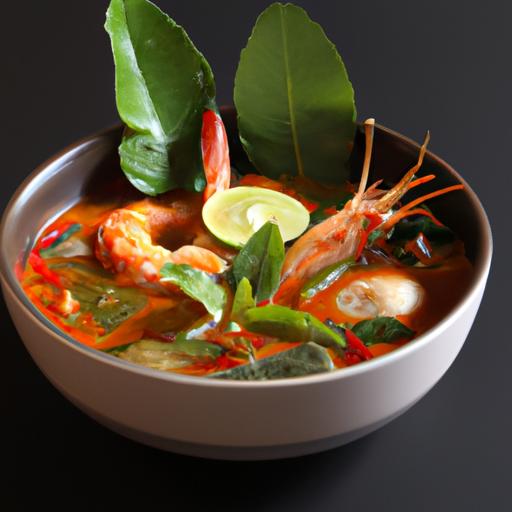 thai tom yum soup