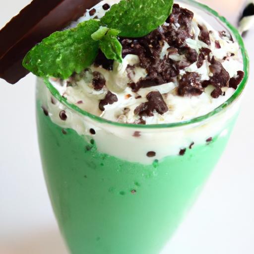 thin mint milkshake