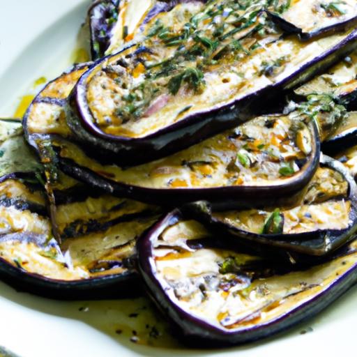 Thyme and Garlic Roasted Eggplant