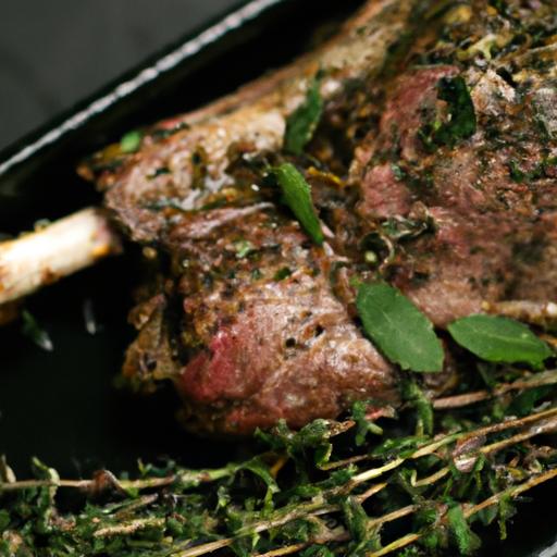 thyme and garlic roasted lamb